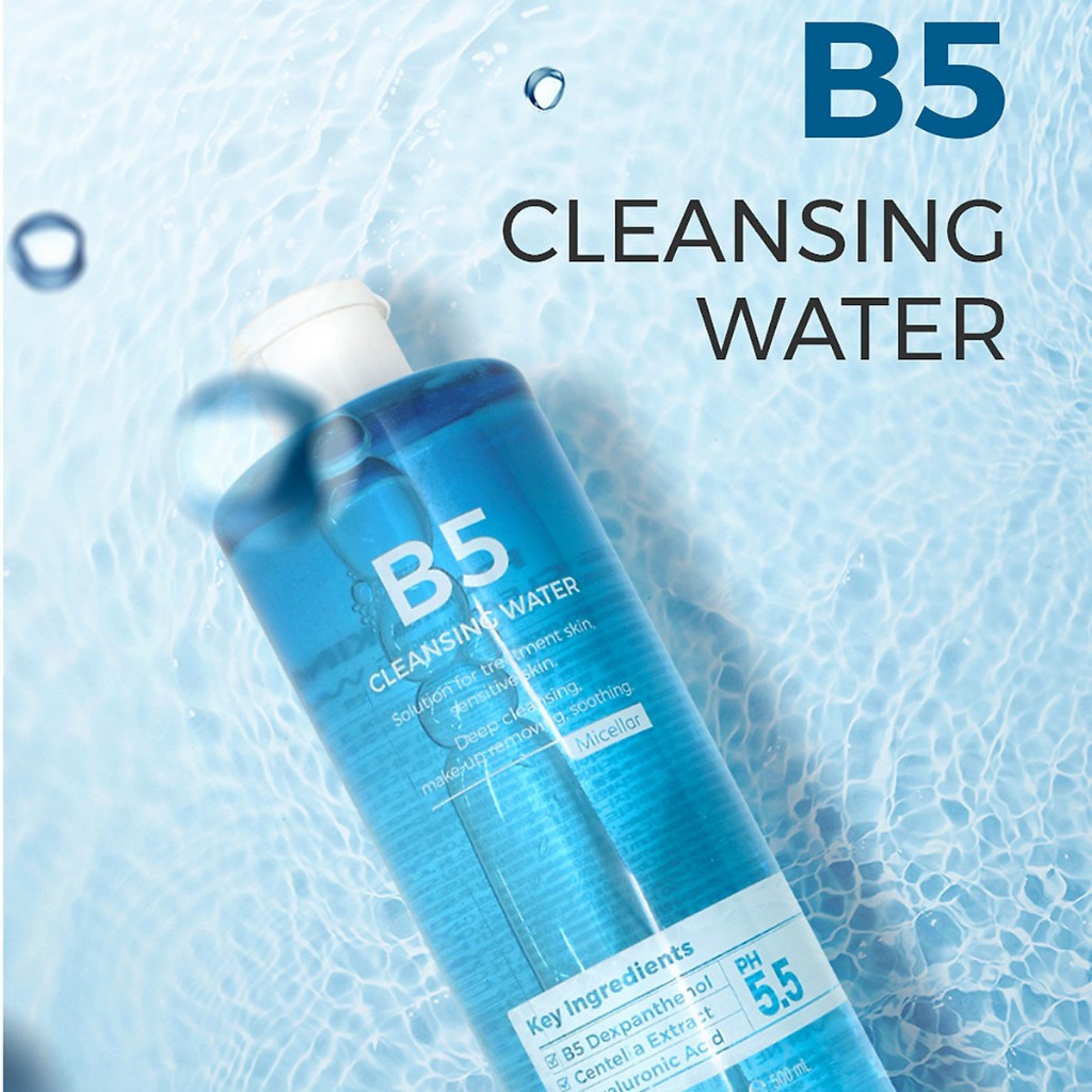 [ CHÍNH HÃNG] NƯỚC TẨY TRANG  B5 PRETTYSKIN  Cleansing Water 500ml, tẩy trang dành cho da nhạy cảm