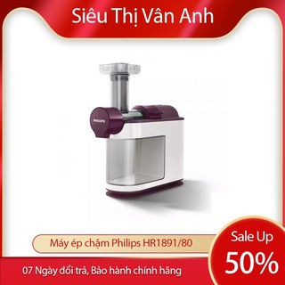 Máy ép chậm philips hr1891/80 chuyên ép rau, củ, quả