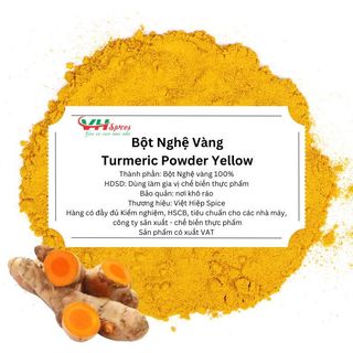 Bột Nghệ Vàng Nguyên Chất Túi 1kg Việt Hiệp