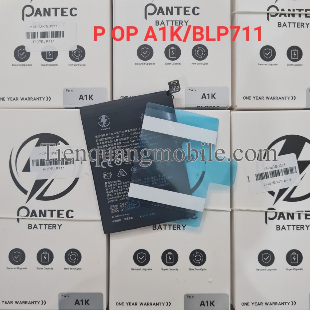 Pin Oppo A1K BLP711- Pantec (bảo hành 6 tháng)
