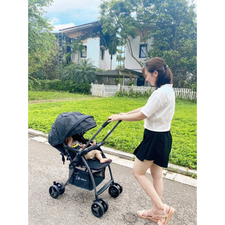 Xe đẩy 2 chiều 3 tư thế gấp gọn Honper