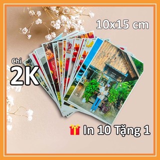 In ảnh 10x15 cm in theo yêu cầu giá rẻ, ảnh thật - Rửa ảnh lấy ngay In 10 tấm tặng 1 tấm