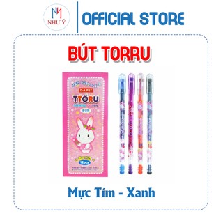 Bút gel nước ttoru - mực xanh - mực tím - mực đen
