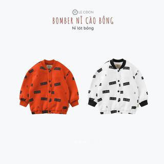 LE COON | BOMBER NỈ CÀO BÔNG | 9 tháng-3 tuổi