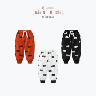 Le coon | quần nỉ túi bông | 9 tháng-3 tuổi