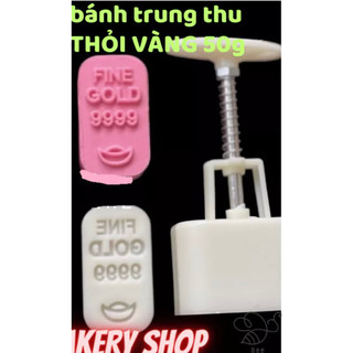 khuôn thỏi vàng 1 mặt 999 -50g