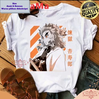 HOT🔥 Áo Phông Rengoku Kyojuro Anime Kimetsu No Yaiba