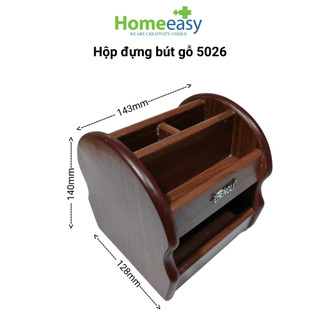 Hộp cắm bút bằng gỗ để bàn đa năng Zhengli