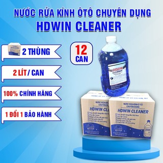 Combo 2 thùng nước rửa kính ô tô hdwin claener