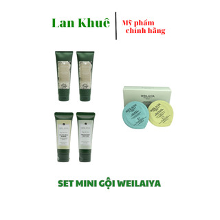 (Set mini) BỘ TEST DẦU GỘI DẦU XẢ WEILAIYA CAO CẤP
