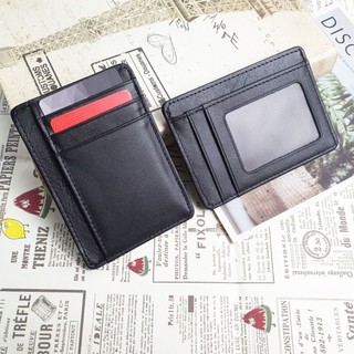 Ví card nam nữ da bò thật ch108lea - 100% da bò thật, bh 3 năm