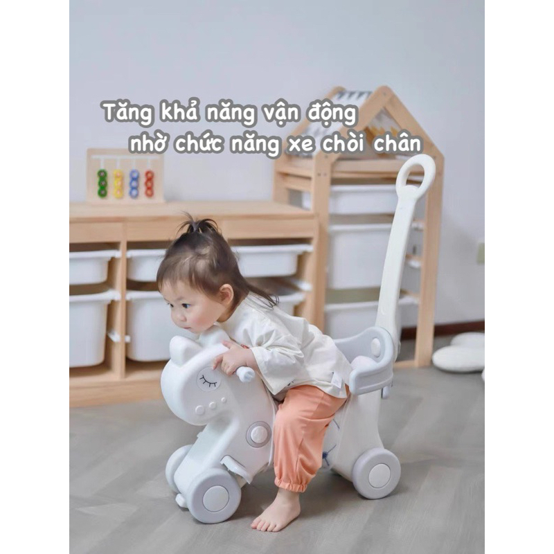 Ngựa bập bênh 4in1