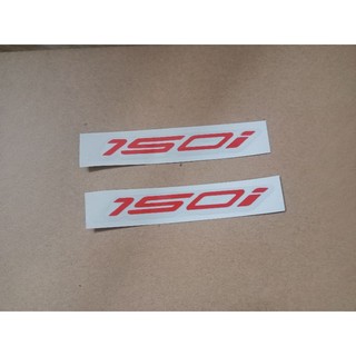 Bộ tem dán chữ 150i màu đỏ new