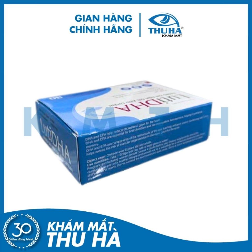Viên uống LutiDHA - Bổ mắt, bổ não từ dầu cá đại dương - PHÁP [Hộp 30 viên]