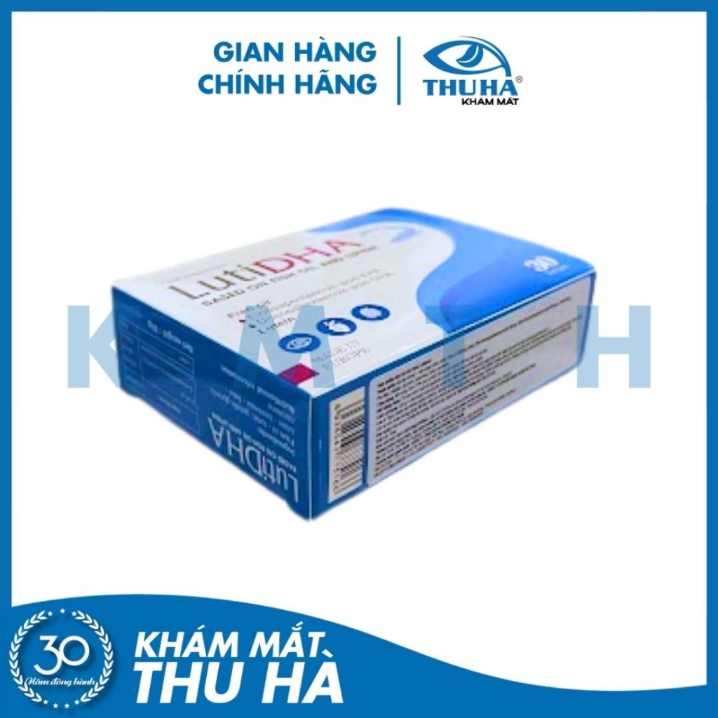 Viên uống LutiDHA - Bổ mắt, bổ não từ dầu cá đại dương - PHÁP [Hộp 30 viên]