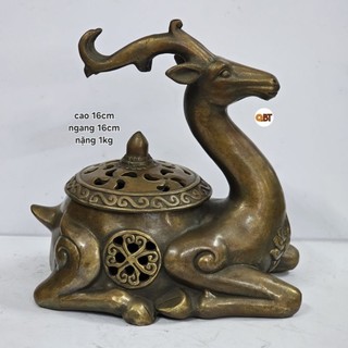 Xông trầm nai độc lạ bằng đồng phong thuỷ