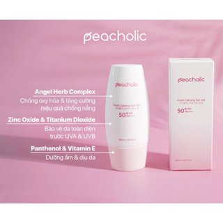  M37_ COMBO  Kem chống nắng PEACHOLIC Hàn Quốc nâng tone 