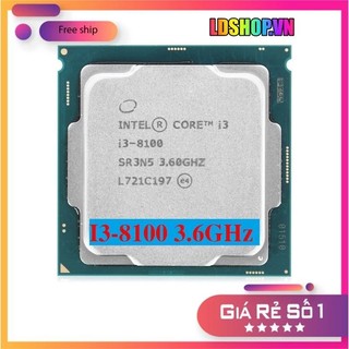 Cpu core i3 8100 hàng chính hãng, shop uy tín đánh giá 5 sao