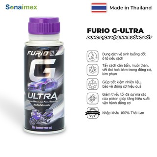 Dung dịch Phụ Gia Vệ Sinh Béc Xăng Làm Sạch Buồng Đốt Ô Tô BCP G-Ultra 120ml Nhập Khẩu Thái Lan