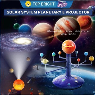 Đồ chơi steam mô hình 3d chiếu bóng có âm thanh hệ mặt trời, solar system planetary e projector