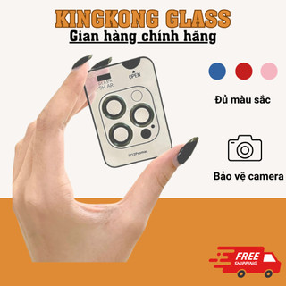 Kính cường lực bảo vệ camera KOLEAD 001 chống sốc cao cấp dành cho iphone dòng máy 11 12 13 14 15 pro plus promax