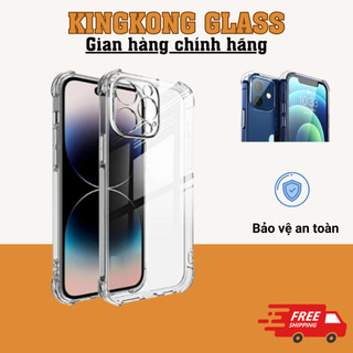 Ốp điện thoại Trong Suốt Chống Sốc KOLEAD P23 có bảo vệ cam dành cho 7 8 X XS XSM 11 12 13 14 15 Plus Pro Promax