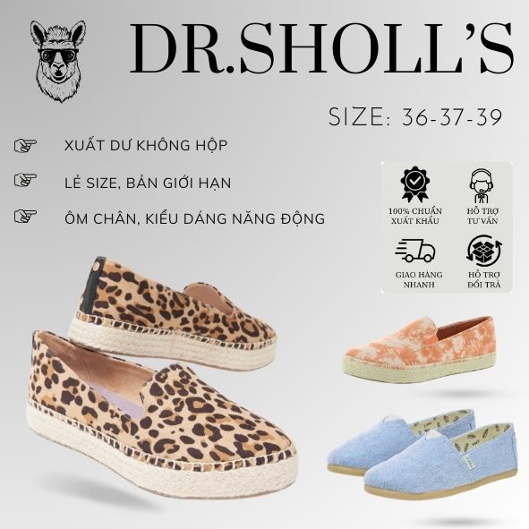 Giày SlipOn Dr. SCHOLL'S từ tổng kho xuất dư TP HCM