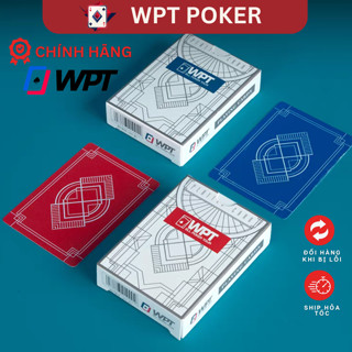 [Chính hãng] Bộ Bài tây POKER WPT NHỰA PVC  POKER TOUR chuẩn thi đấu quốc tế CHỐNG NƯỚC Bài Texas Hold'em bài nhựa