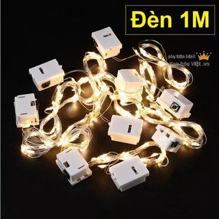 Đèn led 1 mầu vàng ấm, có pin
