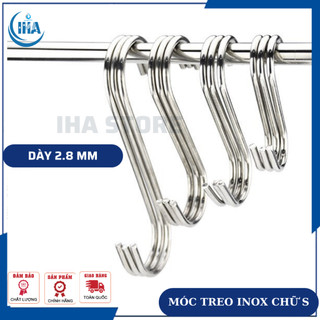 Móc chữ s treo đồ siêu chắc - treo hàng hoá - inox loại 1 nhiều size