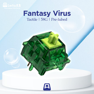 Fantasy virus | switch virus tactile | 58g | pre lube | 5 pin dùng cho bàn phím cơ