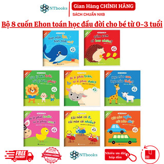 Sách Ehon toán học đầu đời cho bé từ 0-3 tuổi: Cùng con học toán