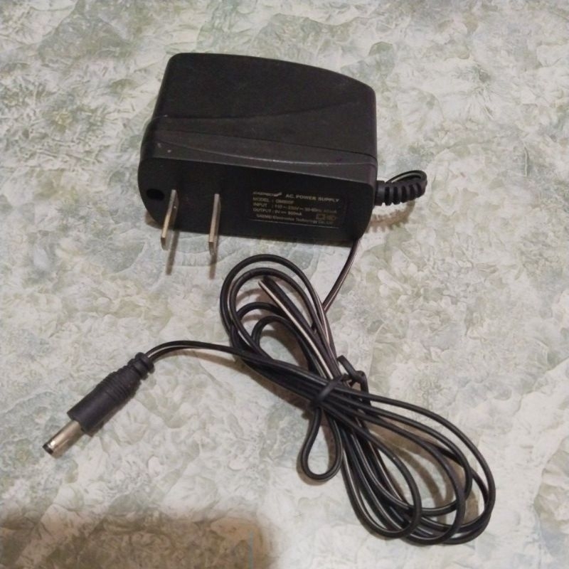 Adapter nguồn 9v DC 800mA jack tròn sp như hình