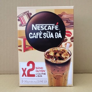 Cà phê sữa đá x 2 sánh quyện nescafe nestle milk ice coffee