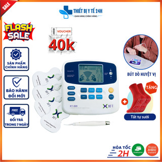Máy Massage Xung Điện trị liệu XFT-320 , có chế độ bút dò huyệt - châm cứu, 10 cường độ massage