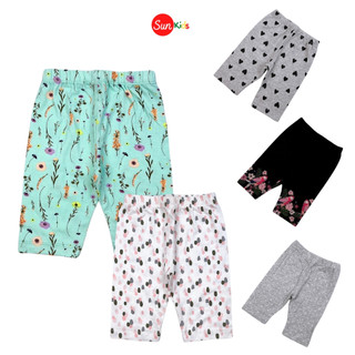 Quần legging bé gái, quần legging cho bé chất cotton mềm mát, size 9-14 tuổi - SUNKIDS