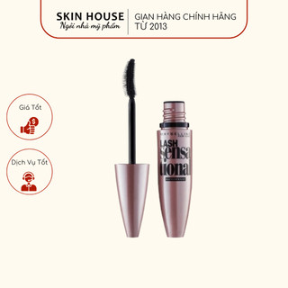 Mascara Maybelline Lash Sensational Waterproof  Dài Mi & Tơi Mi Tự Nhiên Không Lem Không Trôi 10ml
