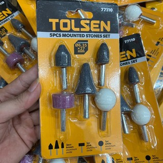 Bộ 5 mũi đá mài tolsen 77110
