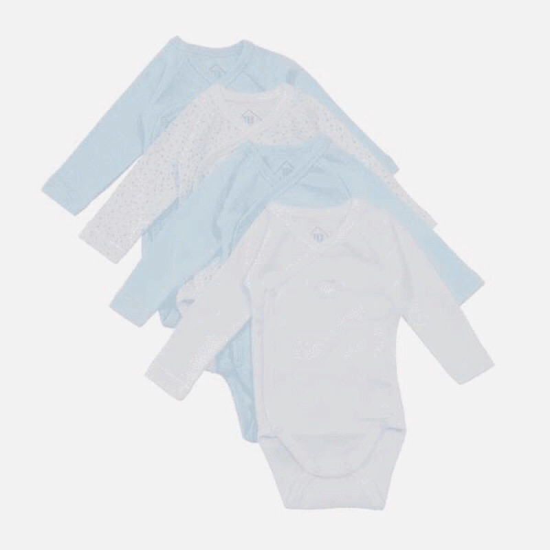 ( Size sơ sinh) Set 4 body chip Tex xuất xịn cho bé sơ sinh