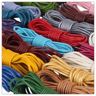 Dây da bò tròn, độn quai da - phụ kiện , phụ liệu làm đồ da handmade