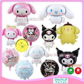 Bóng trang trí chủ đề Kuromi sinh nhật