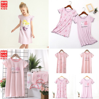 BST váy xuông cotton MamDadKids tiên cá thỏ mèo xinh xắn cho bé gái từ 2-12 tuổi A19433