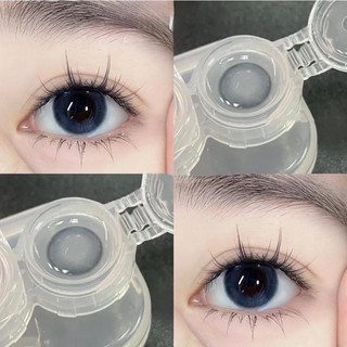 (💙CÓ CẬN-BLUE) KÍNH ÁP TRÒNG FC-310 BLUE KHÔNG GIÃN DIA 14.0mm ( TẶNG KÈM KHAY ĐƠN ĐỰNG LENS)
