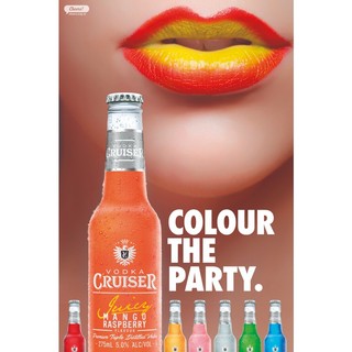Lốc 4 chai Vodka Cruiser (Úc) 4.6%_chai 275ml
