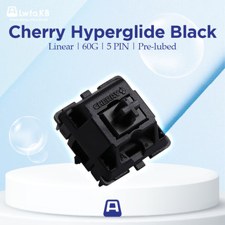 Cherry HB | Switch Cherry Hyperglide Black Linear | 60G | 5 Pin dùng cho bàn phím cơ