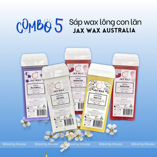Combo 5 tuýp sáp wax lông con lăn jax wax australia 100ml