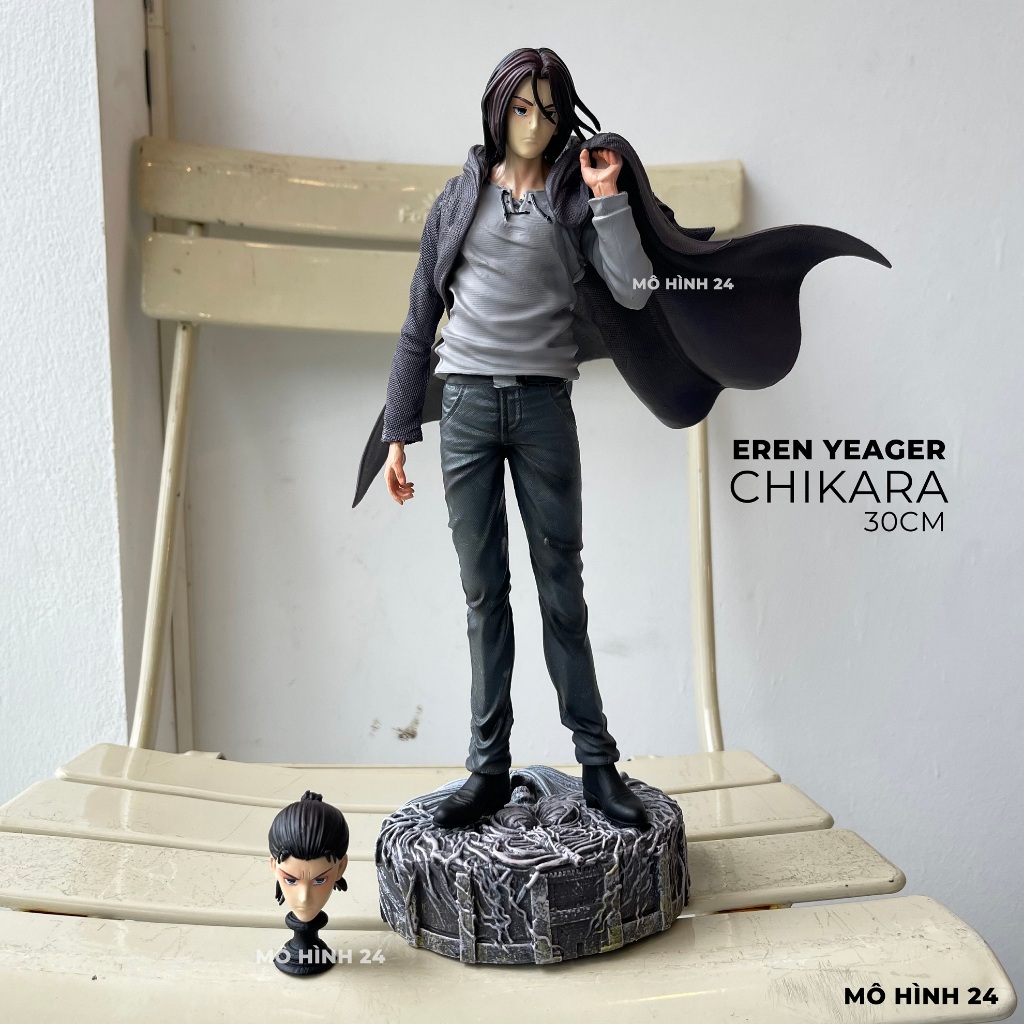 [HÀNG F1] Mô hình nhân vật Eren Yeager Chikara quốc trưởng anime attack on titan Shingeki no Kyojin 