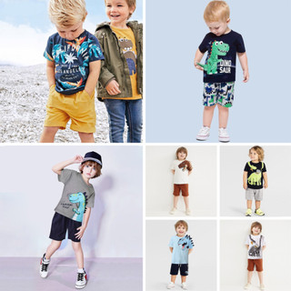 BST bộ thun khủng long Little Bitty thời trang trẻ em từ 2-7 tuổi