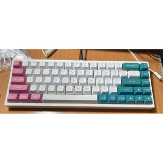 Set keycap fsa bóc phím fl-esports fl680 fl680sam mix 2 màu | aqua green | peach