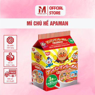 Mì chú hề apaman - mì ăn dặm cho bé mega lucy 90g nhật bản